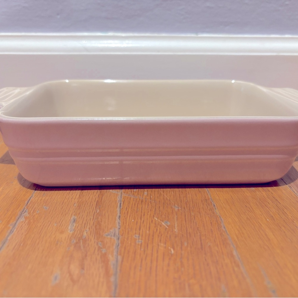 NWT Le Creuset 18cm rectangular Baking dish- chiffon Pink